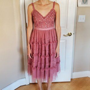 Needle & Thread sleeveless midi dress size 6
